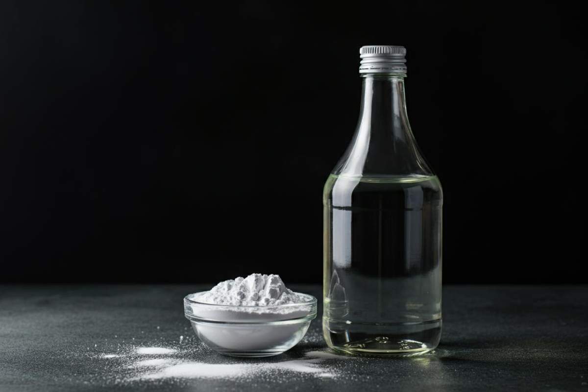 Aceto bianco e bicarbonato 