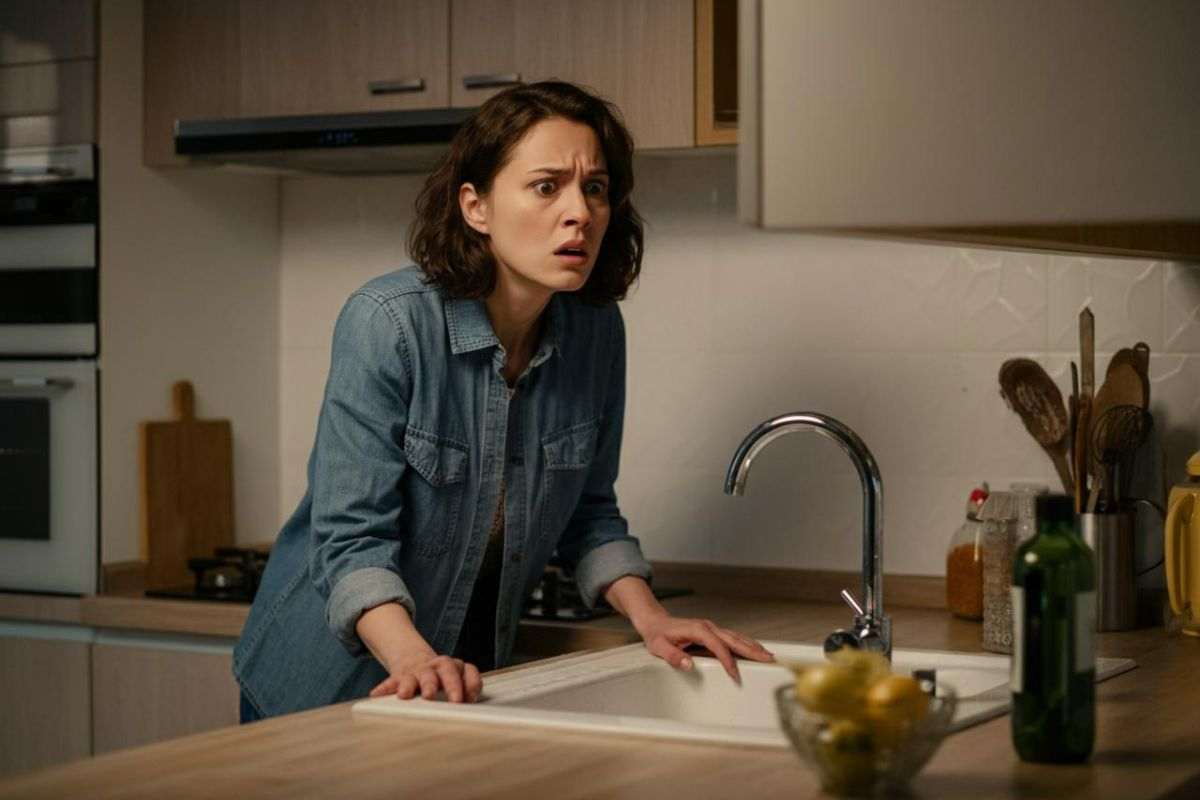 lavello pulizia filtro