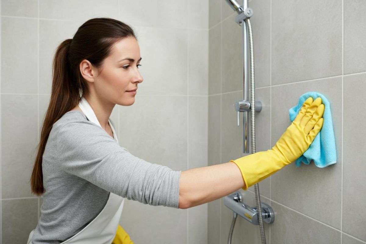 come pulire piastrelle doccia